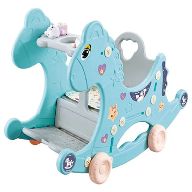 3in1 Multi-functional Baby Racking Horse Chair - Green